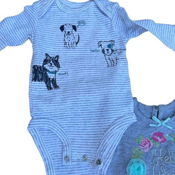 Carter’s Baby Clothes Bundle 3 Months Onsies Outfits Soft Footies - Picture 8 of 12